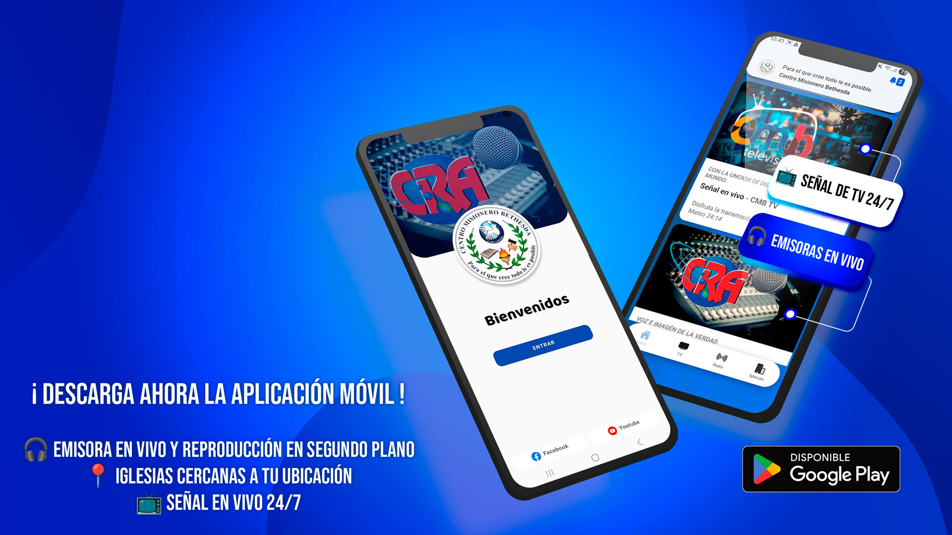 Aplicación Centro Misionero Bethesda